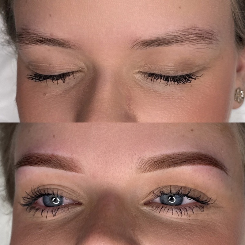 Powder Brows Vorher Nachher