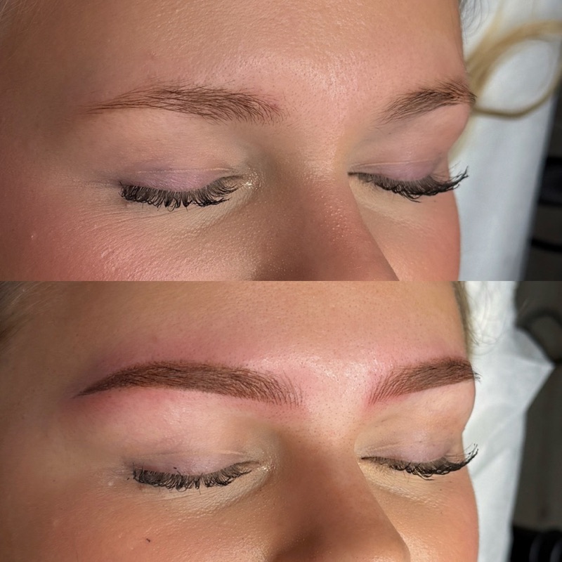 Powder Brows Vorher Nachher