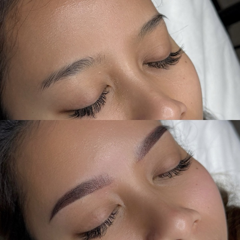 Powder Brows Vorher Nachher